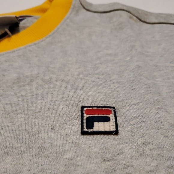 NWT Fila Men's Gray Adezero Crewneck Pullover Sweatshirt Medium New With Tags - Picture 6 of 9